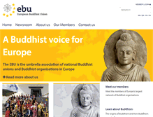 Tablet Screenshot of europeanbuddhism.org